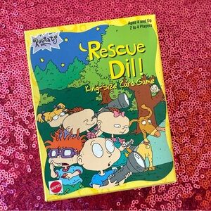 🌀VINTAGE RUGRATS ‘Rescue Dil’ Nickelodeon King Size Card Game by Mattel